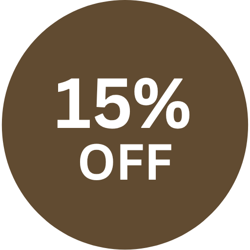 15% OFF