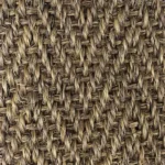 Agra Anthracite Sisal Herringbone Carpet