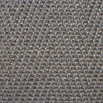 Agra Steel Sisal Herringbone Carpet