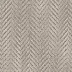 Close-up texture of a light grey wool herringbone carpet.