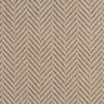 Close-up texture of a light taupe wool herringbone carpet.
