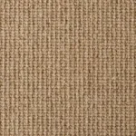 Close-up texture of a natural tan wool ribbed carpet.