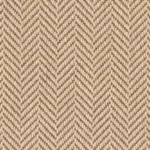 Close-up texture of a neutral beige wool herringbone carpet.