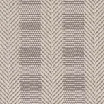 Close-up texture of a striped grey wool chevron carpet.