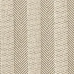 Close-up texture of a striped light grey wool chevron carpet.