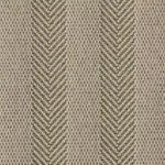 Close-up texture of a striped taupe wool chevron carpet.