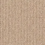 Close-up texture of a warm beige wool ribbed carpet.