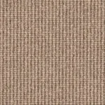 Close-up texture of a warm bronze-brown wool ribbed carpet.