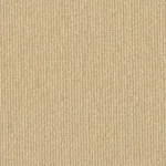 Close-up texture of a warm golden wheat wool ribbed carpet.