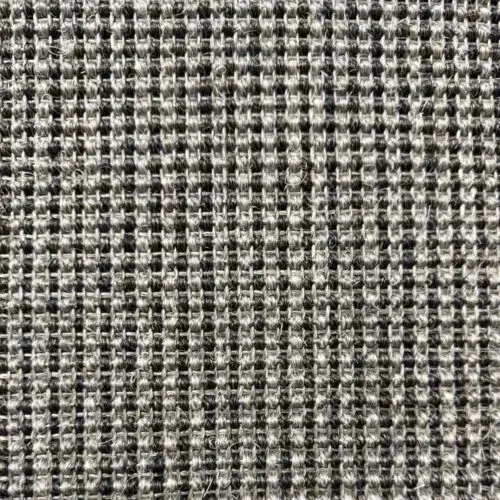 Contract Stripe Grey Charcoal Sisal Carpet