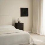 Harvest Cream Mix wall to wall carpet in elegant bedroom