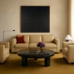 Modern Living Room Avenue Leo White Carpet Flooring